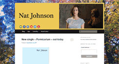Desktop Screenshot of natjohnson.co.uk